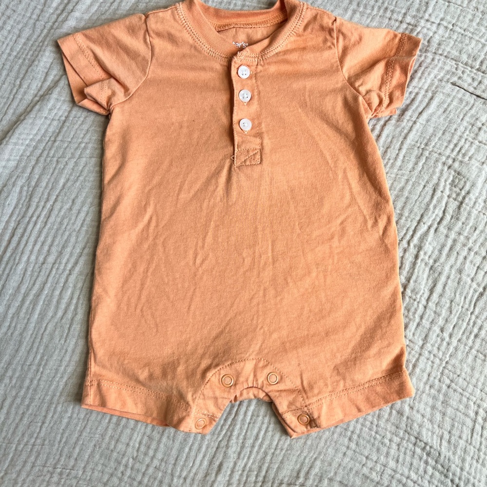 Carter's Orange Kids One Piece Bodysuit